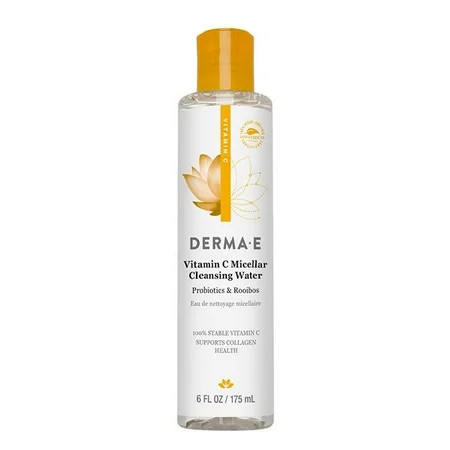 Derma E Vitamin C Micellar Cleansing Water, 6 Fl Oz | Walmart (US)
