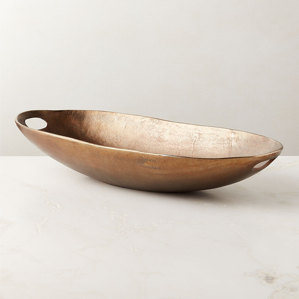 Mawson Cast Metal Decorative Bowl + Reviews | CB2 | CB2