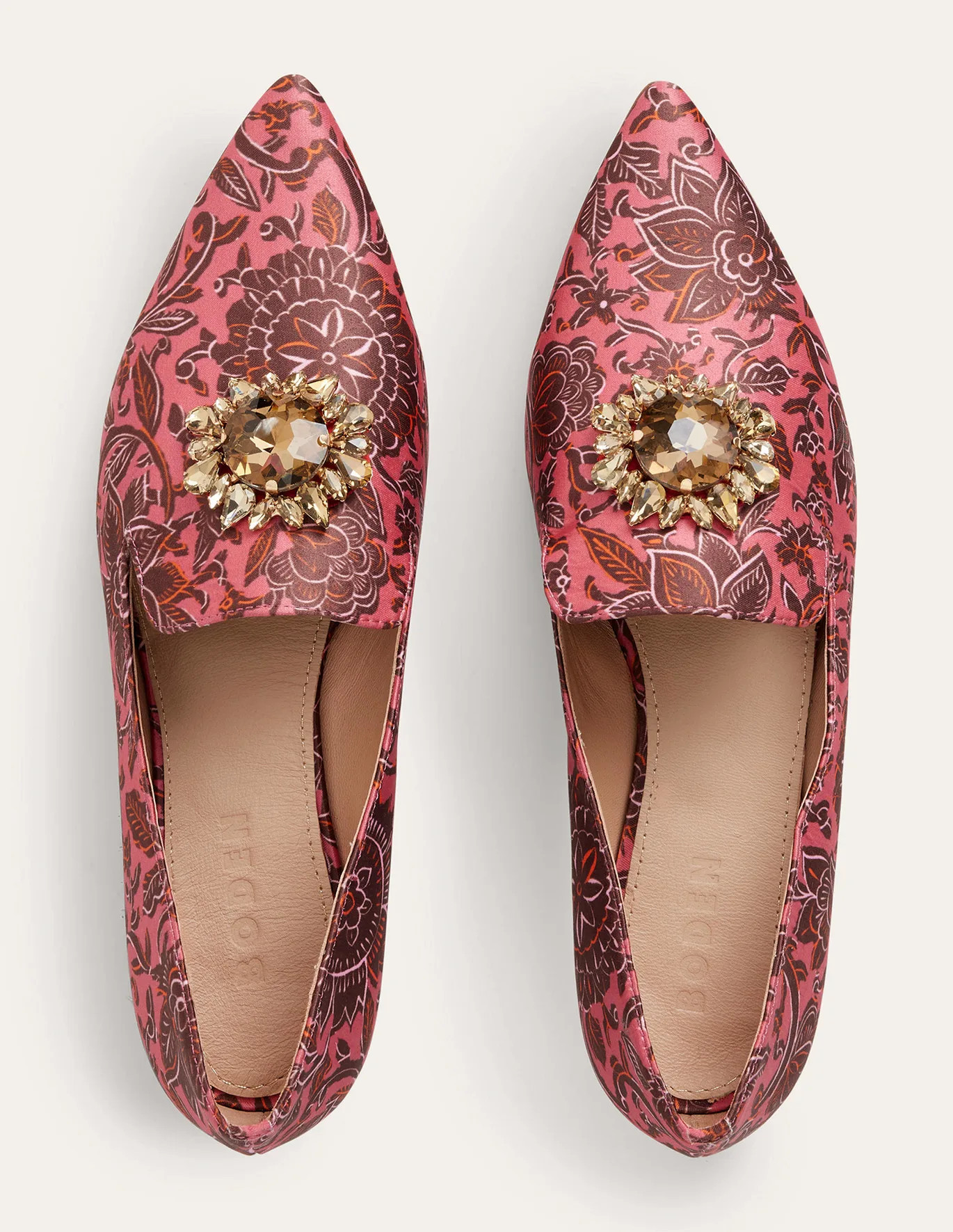 Printed Embellished Loafers | Boden (US)