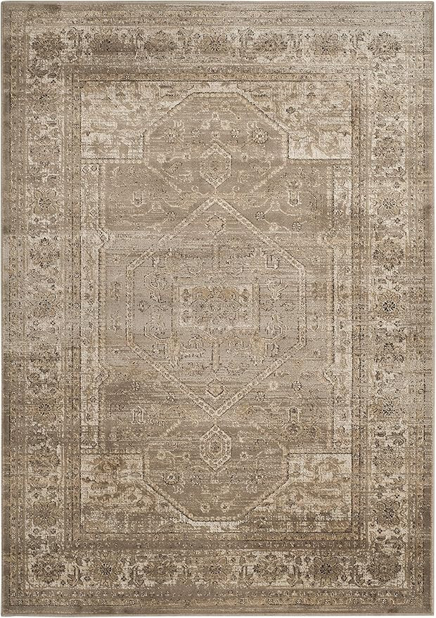 Safavieh Vintage Collection VTG116 Oriental Distressed Premium Viscose Area Rug, 3'3" x 5'7", Mou... | Amazon (US)