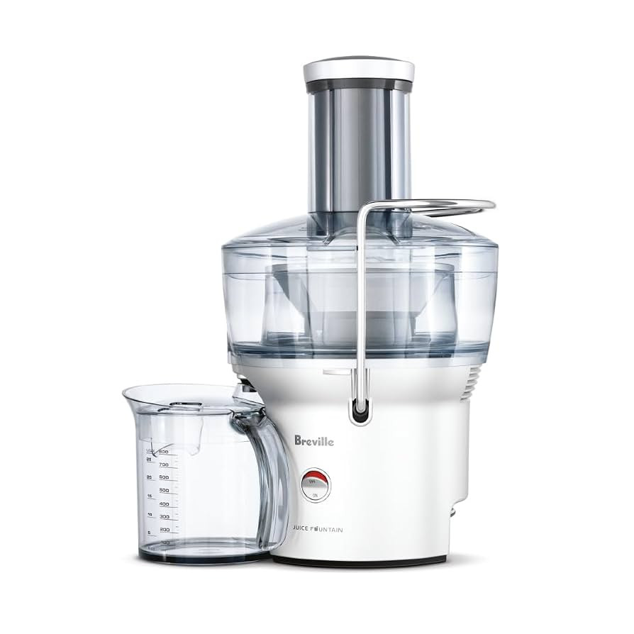 Breville BJE200XL Juice Fountain Compact Centrifugal Machine, 25 fl oz, Silver | Amazon (US)
