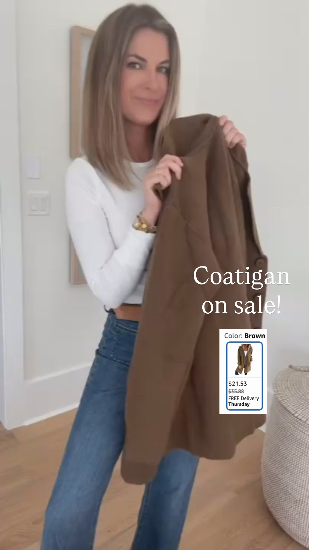 Amazon coatigan on sale for only $21! Wearing size small.

#LTKSaleAlert #LTKootd #LTKTall