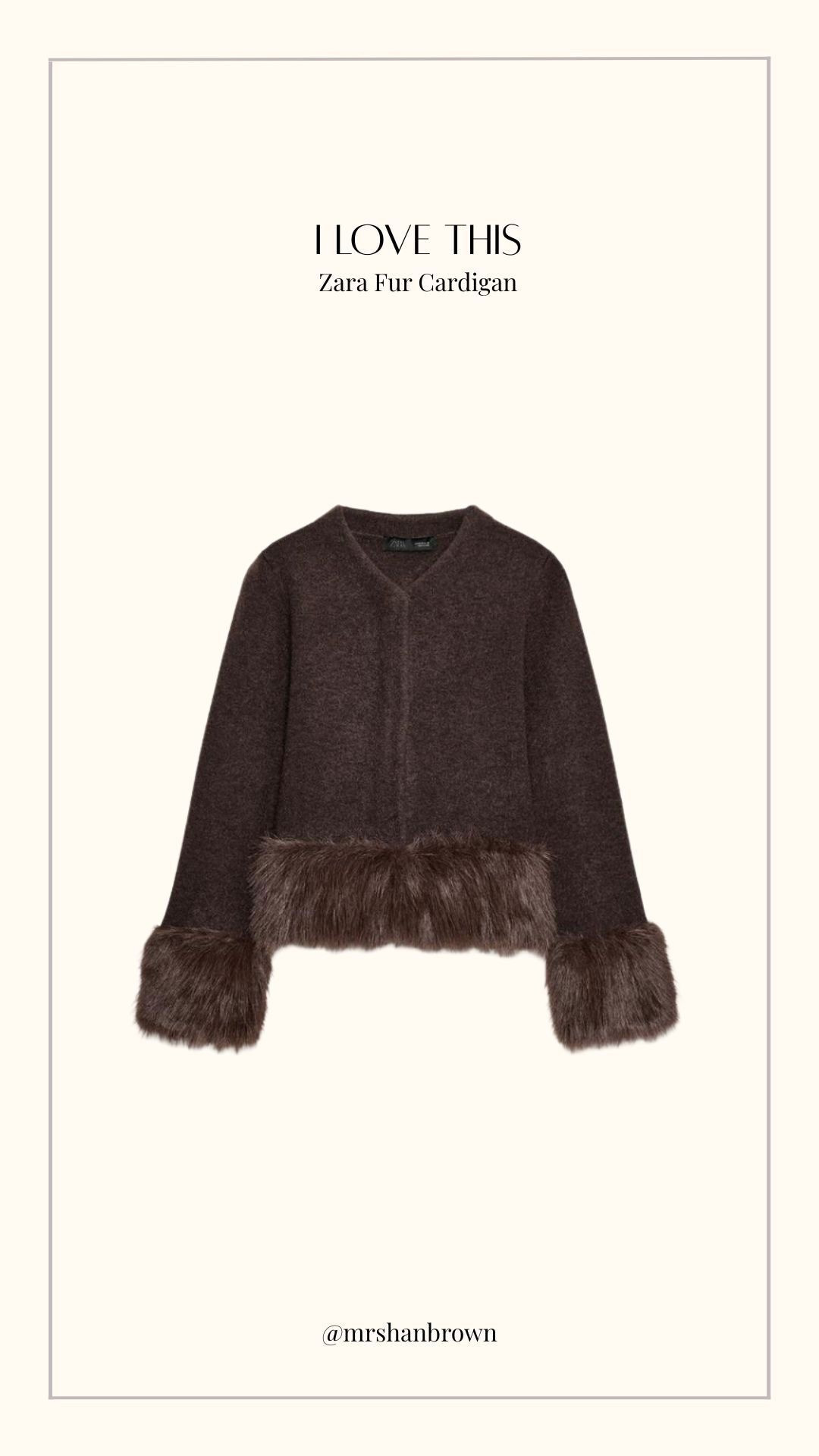 I adore this Zara Fur Cardigan! How gorgeous 🤎

Winter Style, Winter Fashion, Outfit Inspiration, Party Season

#LTKuk #LTKwinter #LTKautumn