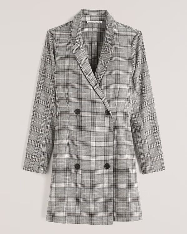 Long-Sleeve Blazer Dress | Abercrombie & Fitch (US)