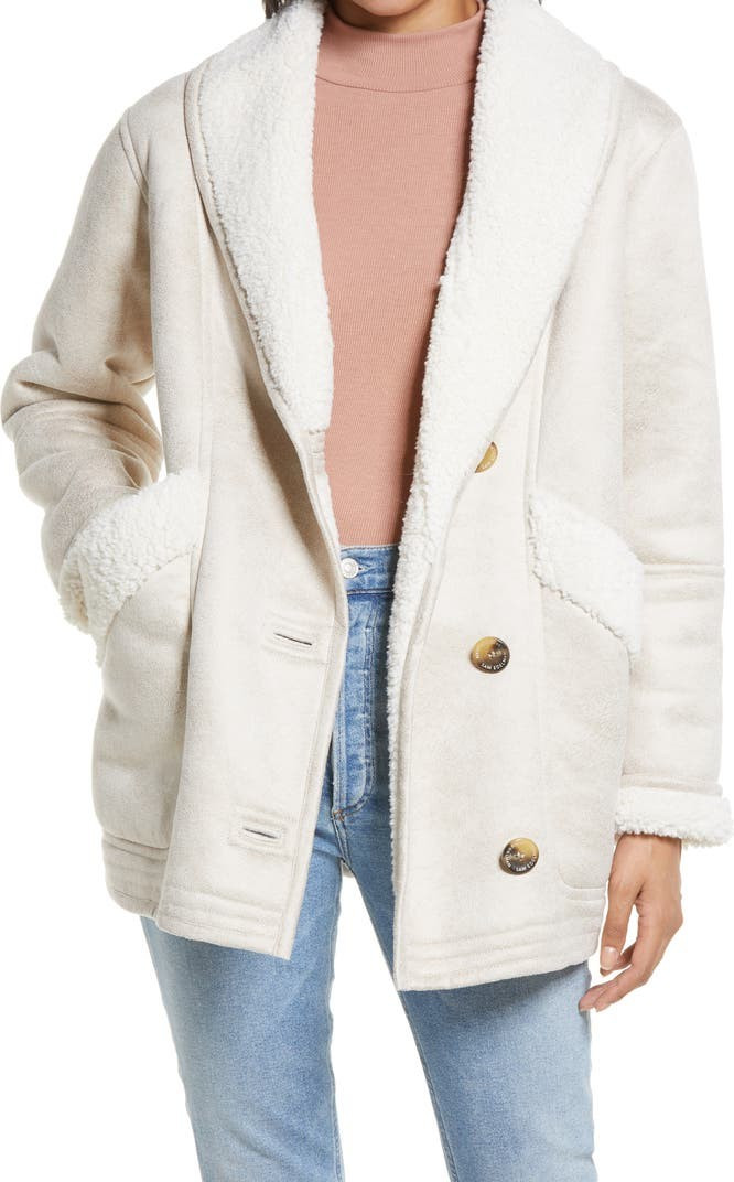Faux Fur Trim Coat | Nordstrom | Nordstrom