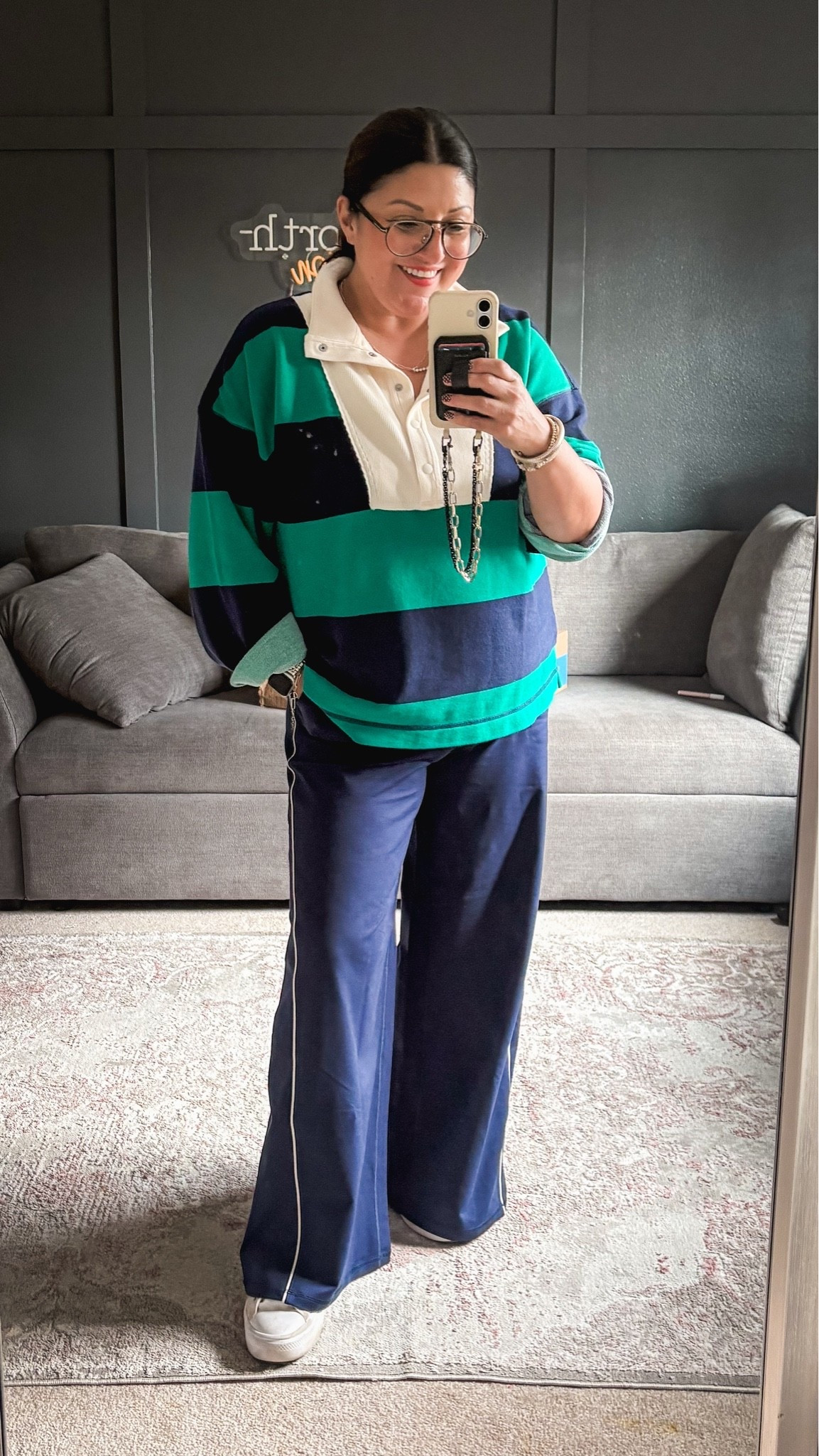 Today’s TGIBF Seahawks ootd:
Aerie top & pants- both size L
Converse high tops 
@Aerie @onequince @Noonday Collection

#LTKOver40 #LTKMidsize #LTKSaleAlert