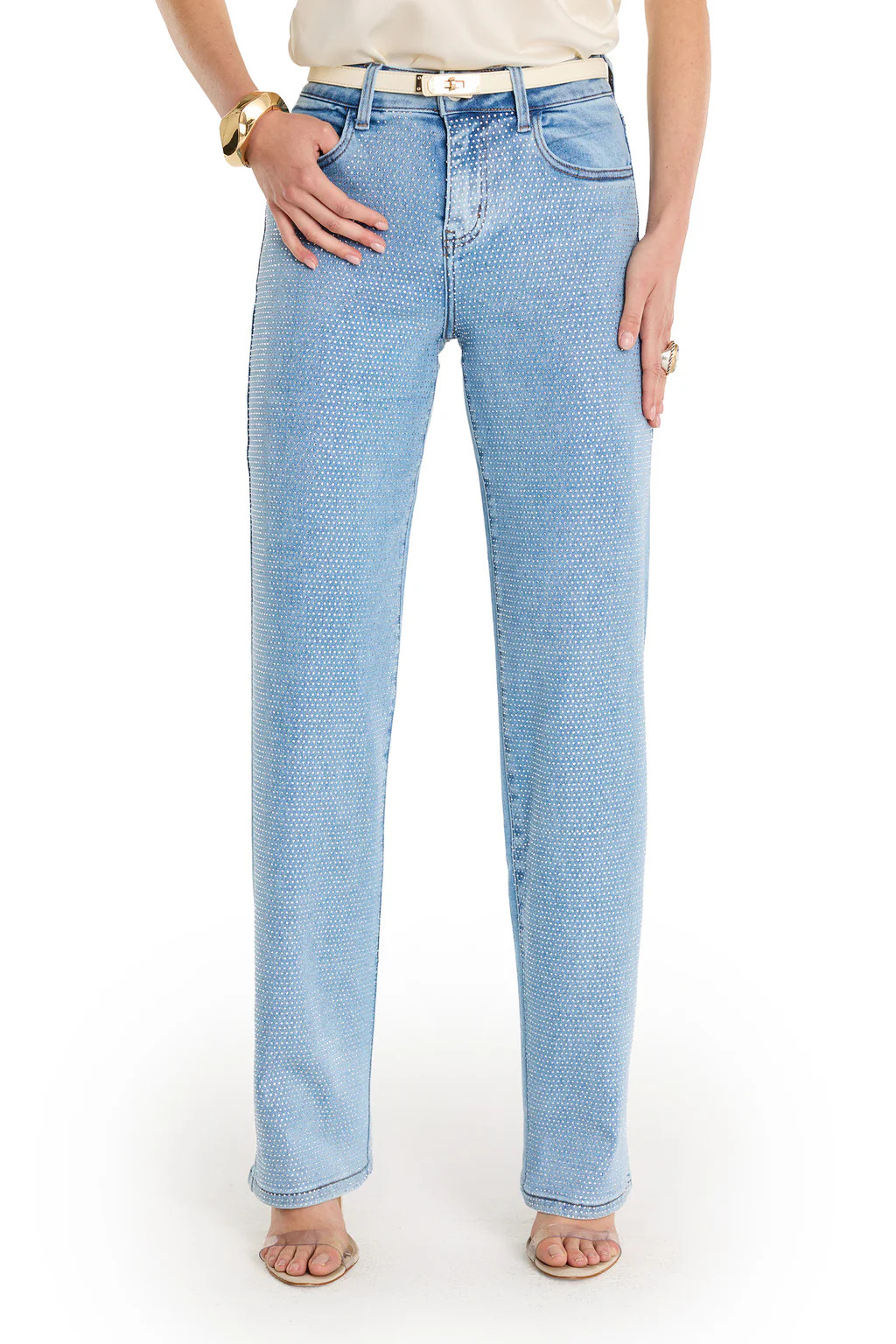 Brynn Crystal Jean - Medium Blue | The Noli Shop