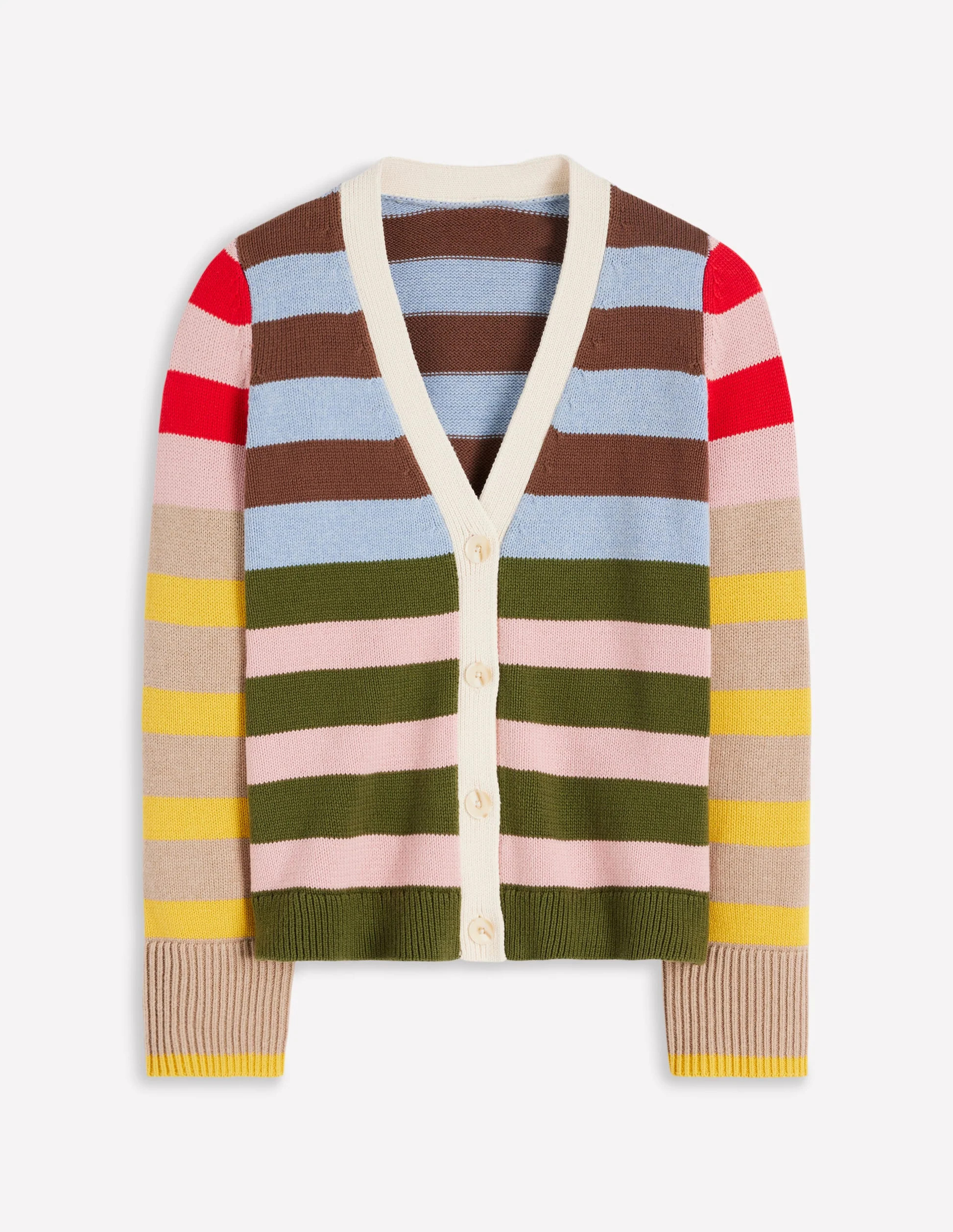 Lucy Relaxed Cotton Cardigan-Multi Hotch | Boden (US)