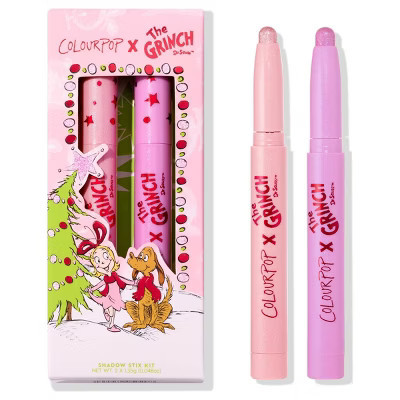 ColourPop x How the Grinch Stole Christmas Shadow Stick Duo - Liked Christmas a Lot - 0.15oz | Target