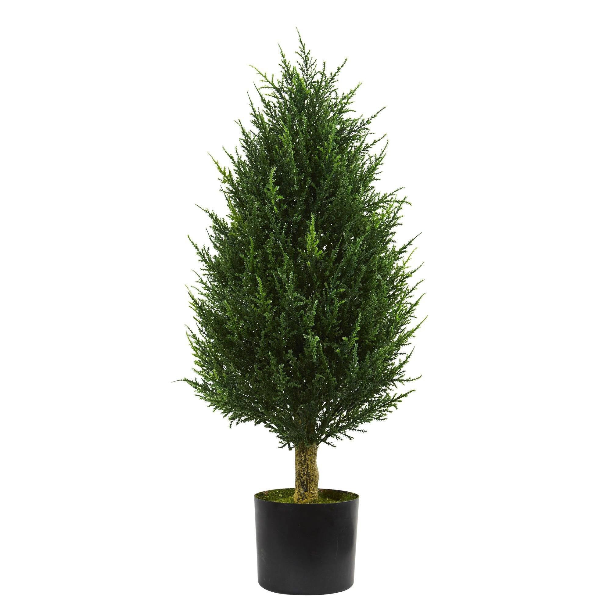 3' Cypress Tower Artificial Tree UV Resistant (Indoor/Outdoor) | Nearly Natural | Nearly Natural