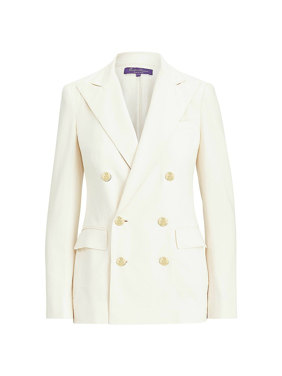 Women's Iconic Style Camden Double-Breasted Blazer - Cream - Size 4 | Saks Fifth Avenue