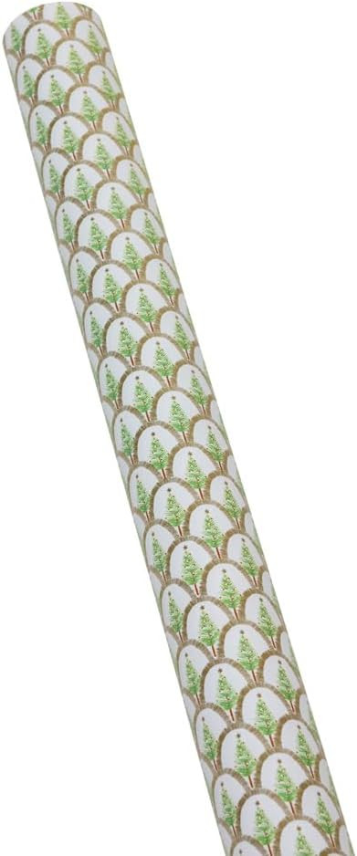 Caspari Deco Christmas Gold Gift Wrap - Two Rolls | Amazon (US)