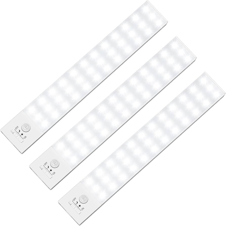 Alivation 36 LED Closet Lights Motion Sensored Battery Powered LED Lights, Under Cabinet Lighting... | Amazon (US)