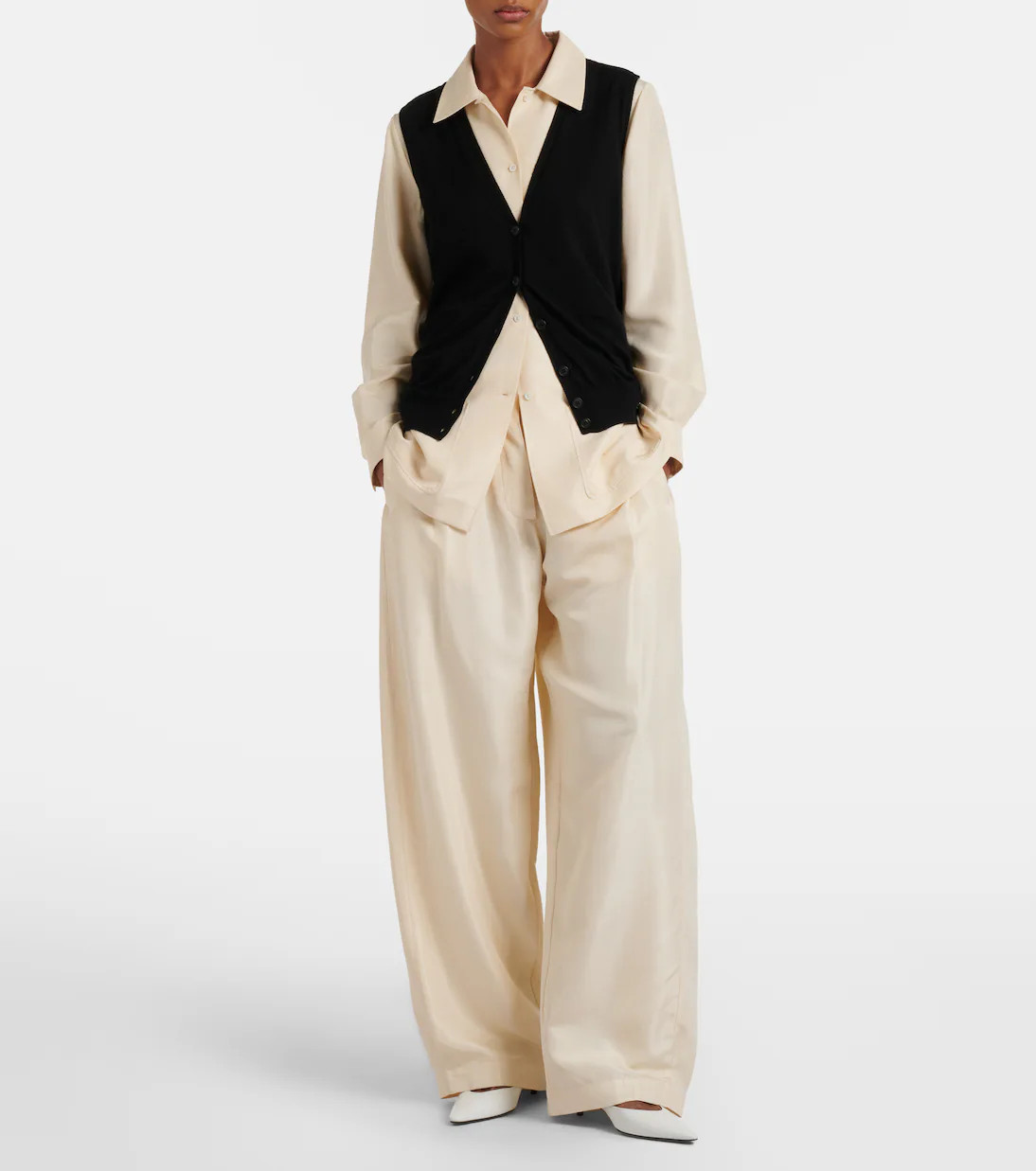 Kolina silk wide-leg pants | Mytheresa (US/CA)