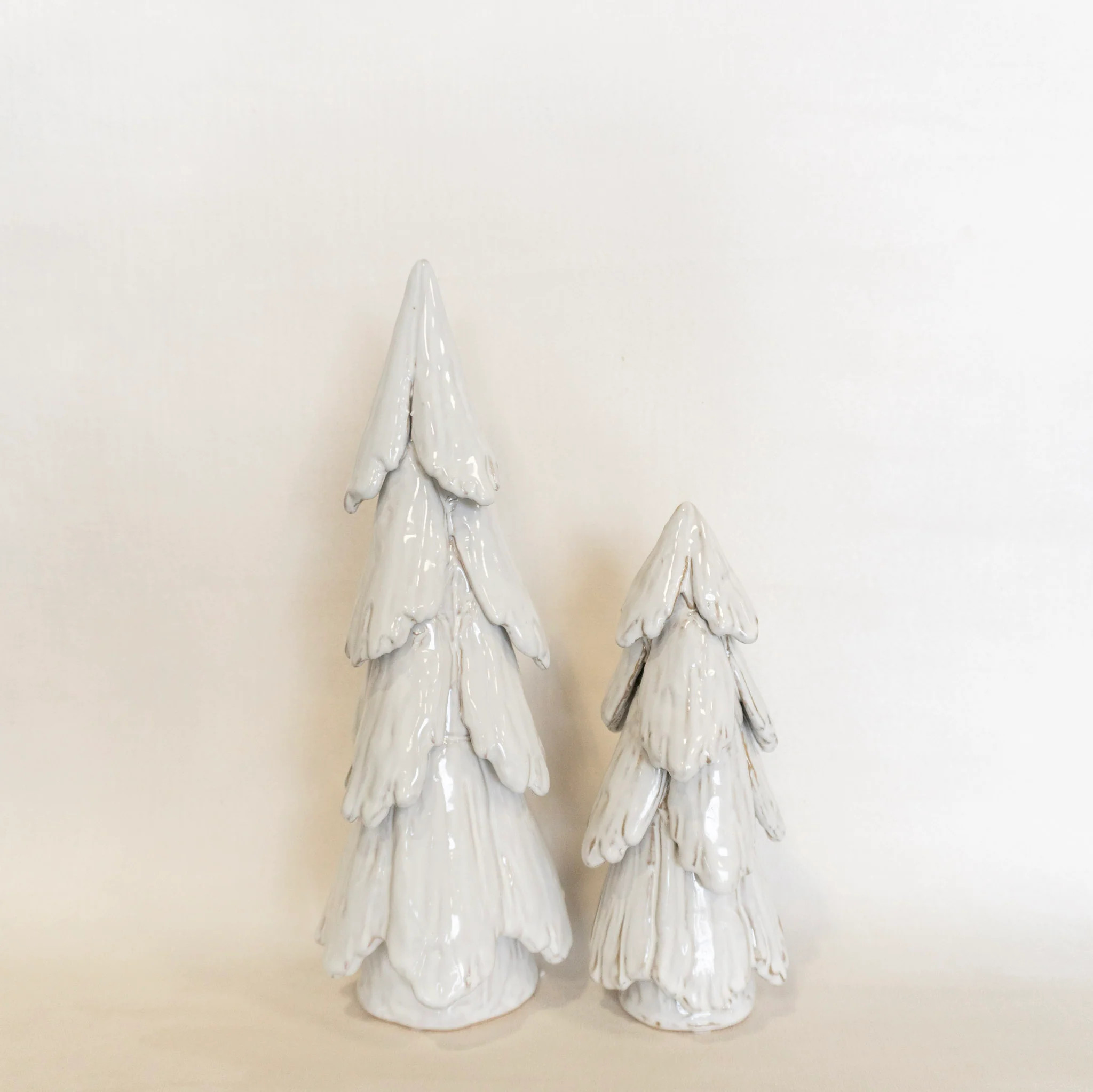 White Stoneware Tree Set | Eco Chic Home