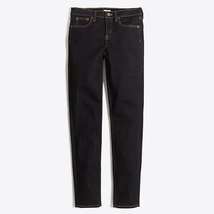 Factory rinse wash midrise skinny jean with 28" inseam | J.Crew Factory