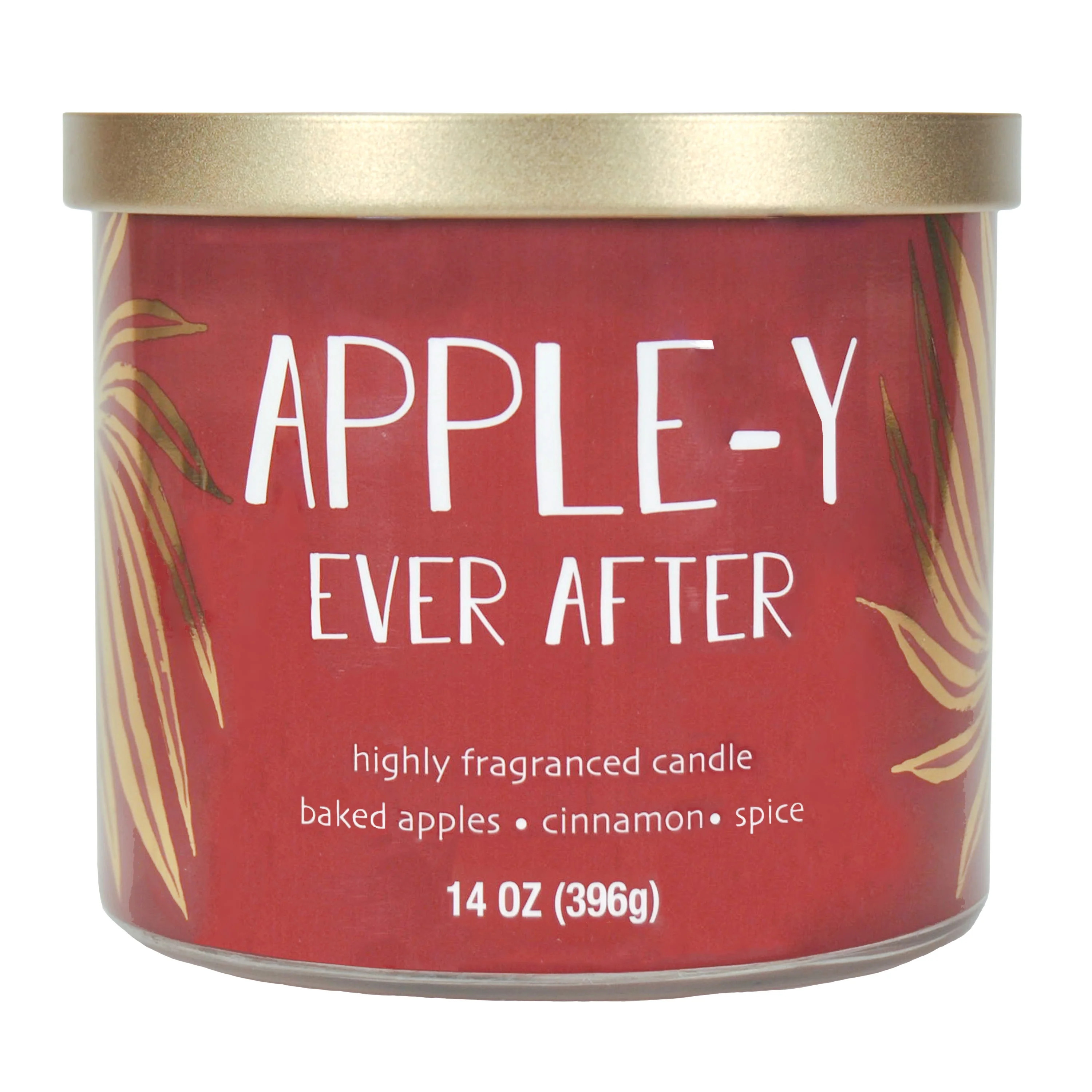 Mainstays Warm Apple Pie Scented 3-Wick Candle, 14 oz. - Walmart.com | Walmart (US)