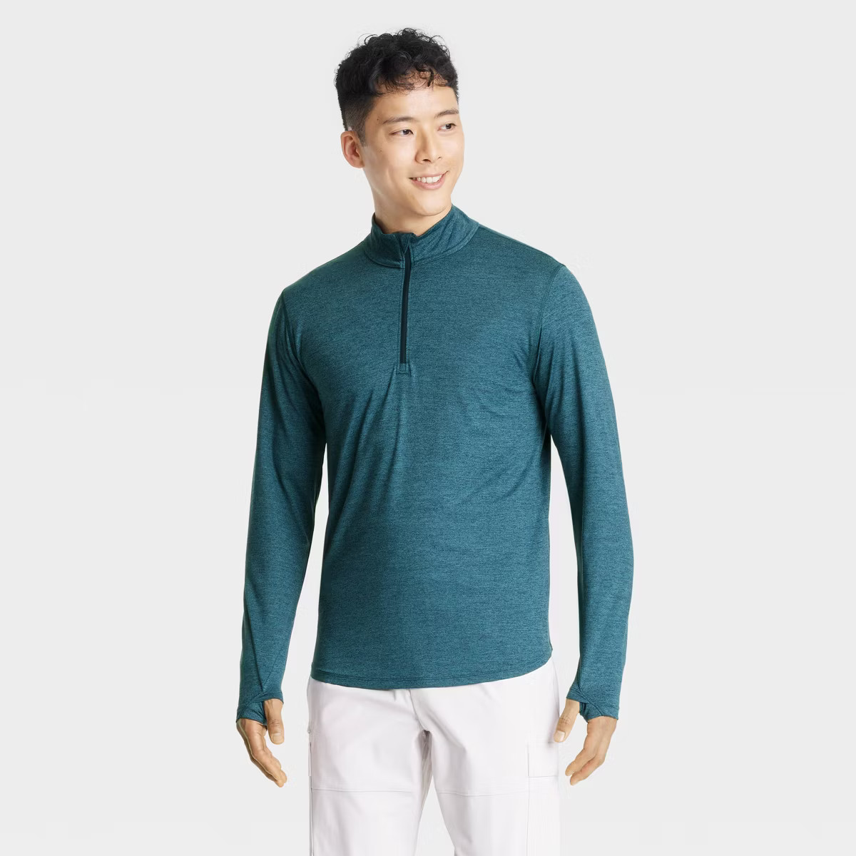 Men's Soft Stretch Zip Top - All In | Target