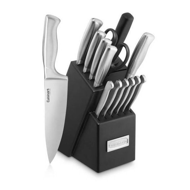 Cuisinart 15pc Stainless Steel Cutlery Block Set - C77SS-15PK | Target