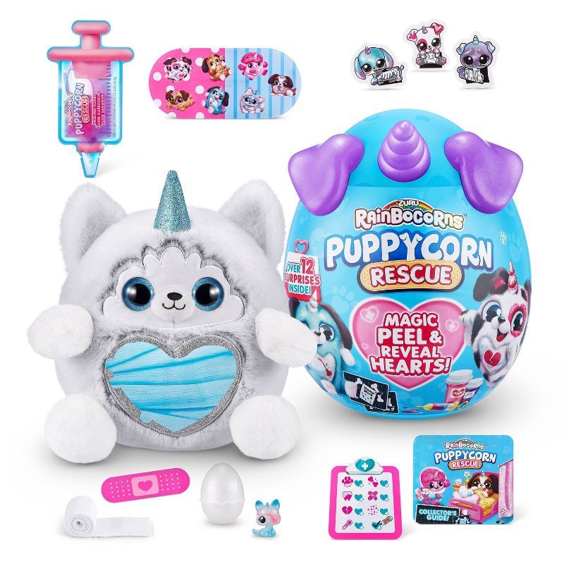 Rainbocorns Puppycorn Rescue Surprise Collectible Dog Plush Animal by ZURU | Target