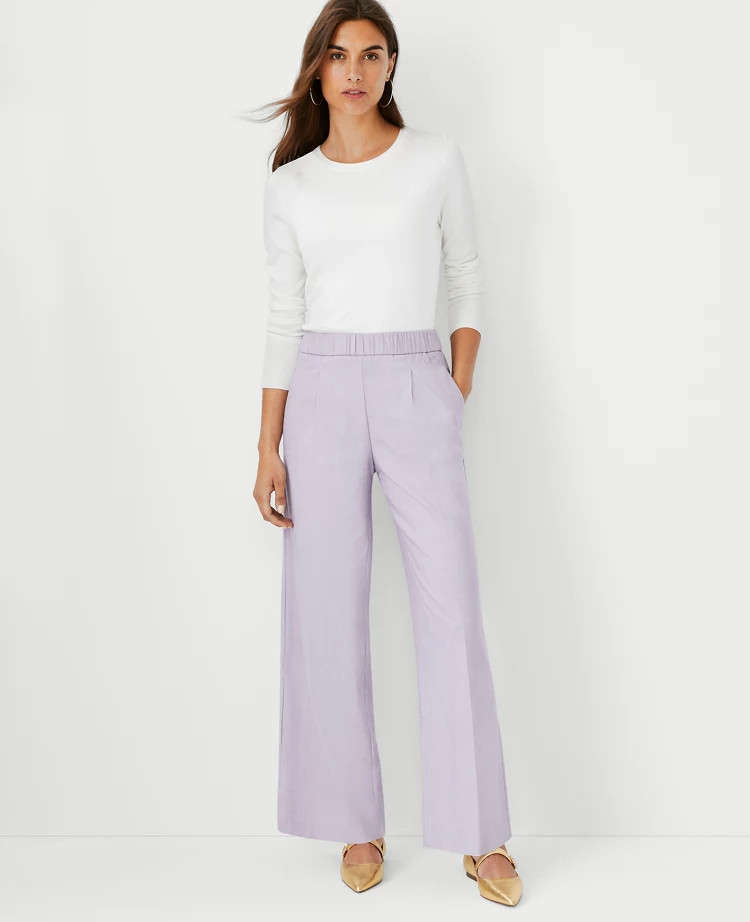 The Pull On Wide Leg Pant | Ann Taylor (US)