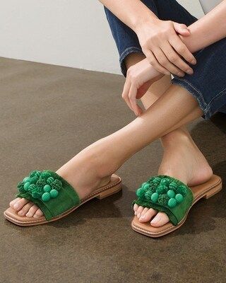 Embellished Slide Sandals | Chico's