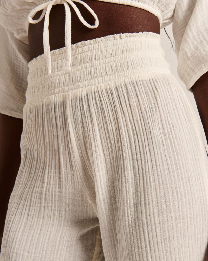 Gauzy Beach Pant Coverup | Abercrombie & Fitch (US)