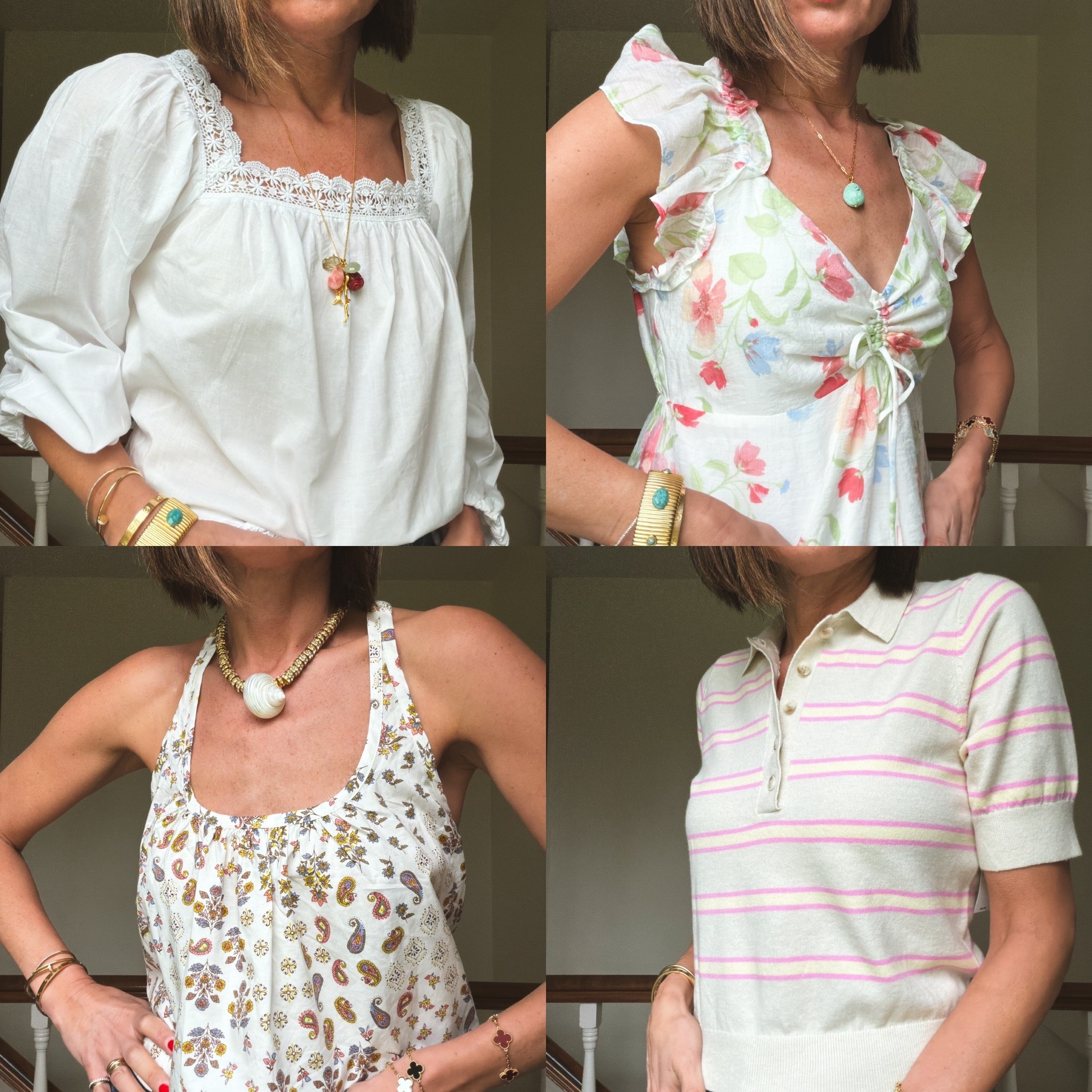 4 transitional layering tops under $50. 

#LTKSeasonal #LTKSaleAlert #LTKOver40