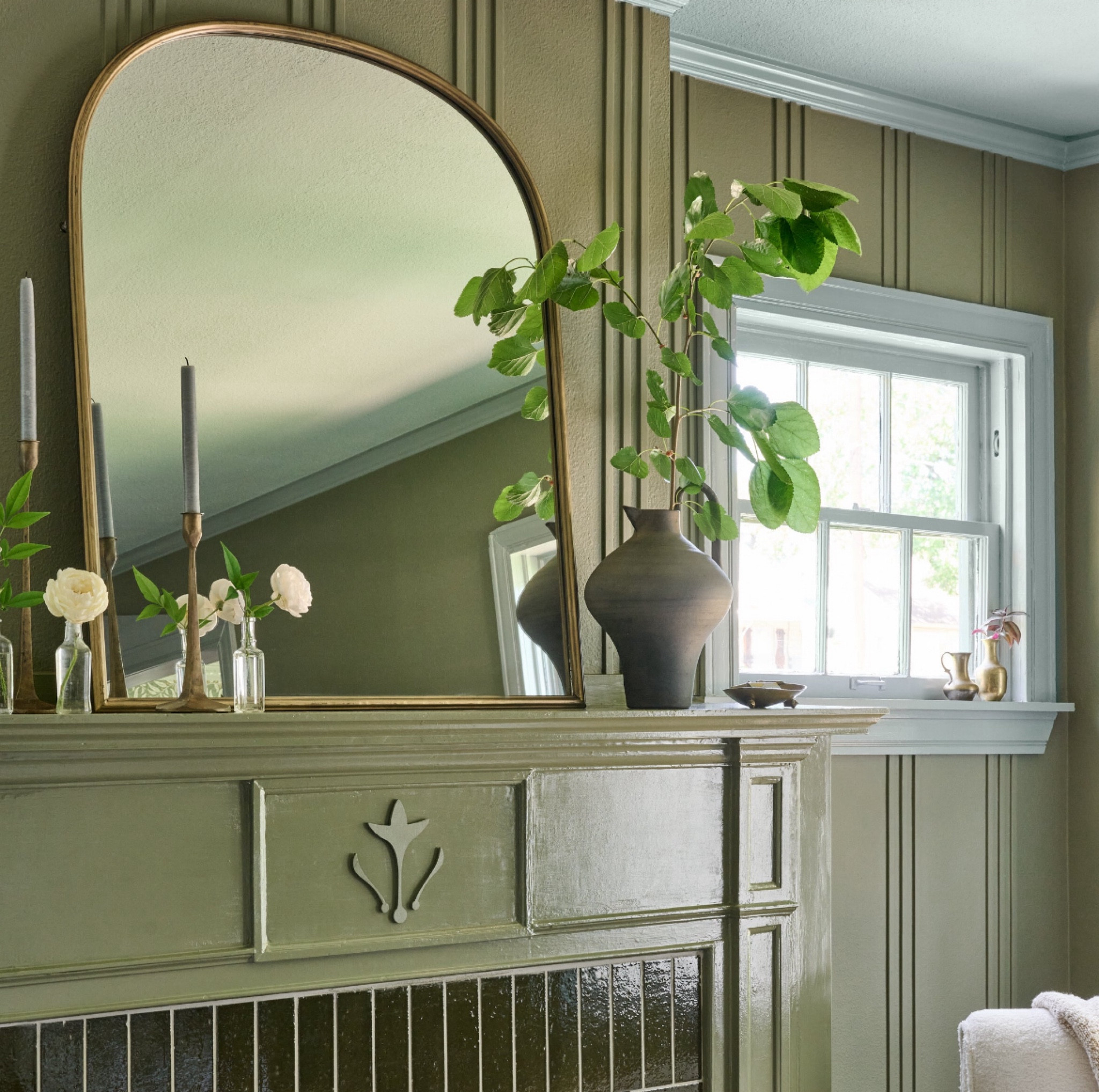 Gorgeous Brass Mirror on a budget 🪞 Magnolia Archer Brass Framed Mirror 🤍 Perfectly poised to make a statement, the Archer Brass Metal Framed Mirror amplifies the sense of space in an entry or above a mantel. This oversized, gracefully arching mirror features a simple iron frame that complements a wide array of décor styles. 

#LTKHome #LTKBeauty #LTKHoliday