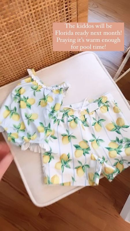 Lemon print everything for kids! Baby toddler and kids lemon print swimsuits and clothing  

#LTKkids #LTKswim #LTKbaby