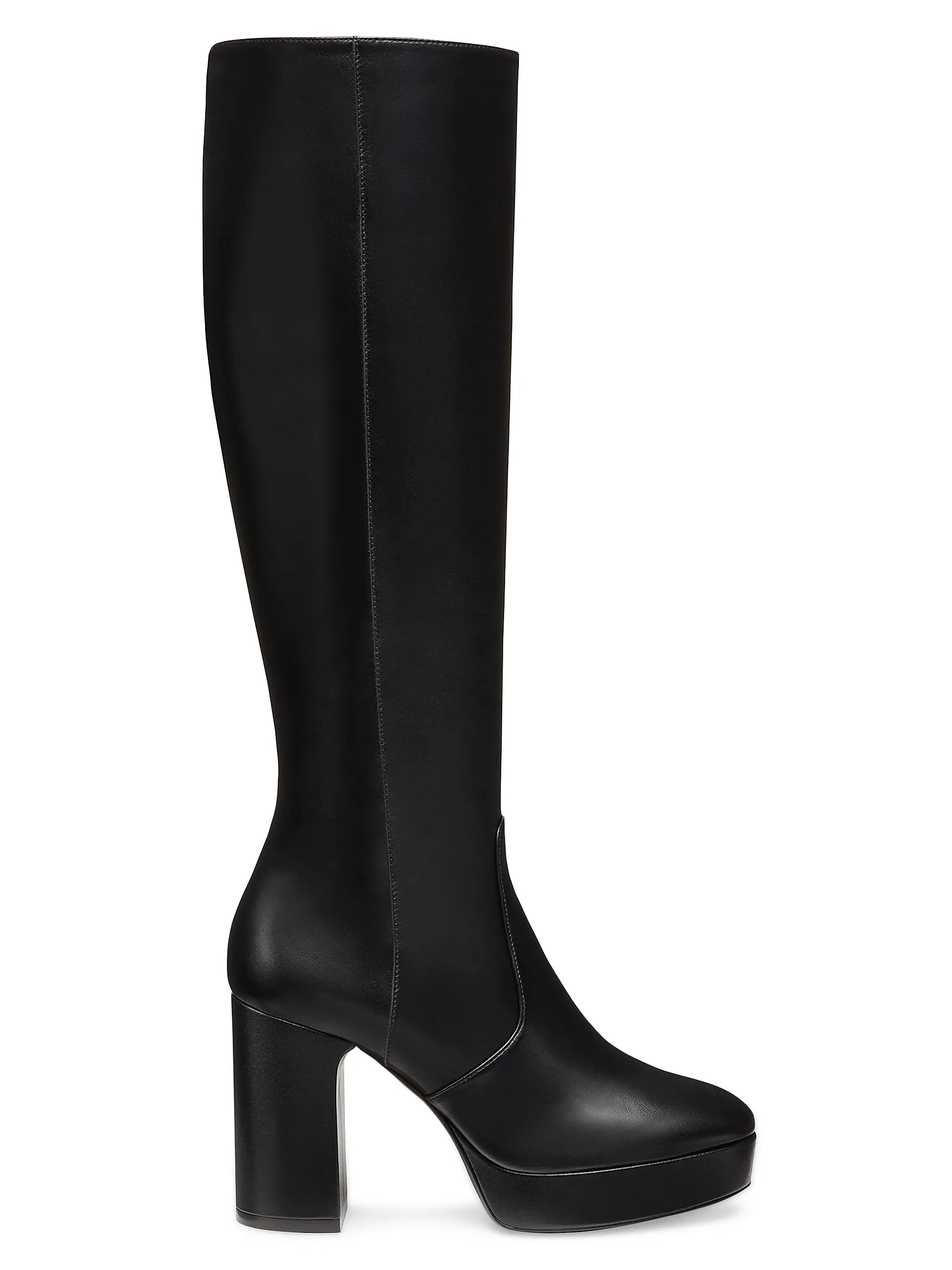 Dayna 100MM Leather Platform Boots | Saks Fifth Avenue