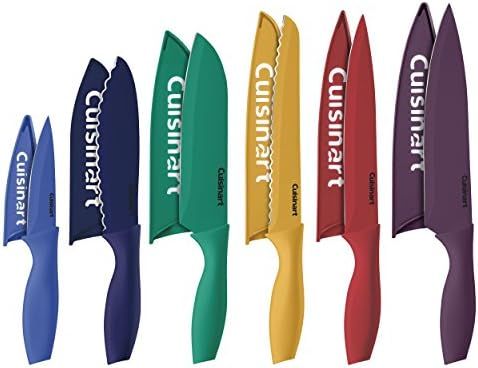 Cuisinart C55-12PCKSAM 12 Piece Color Knife Set with Blade Guards (6 knives and 6 knife covers), Jew | Amazon (US)