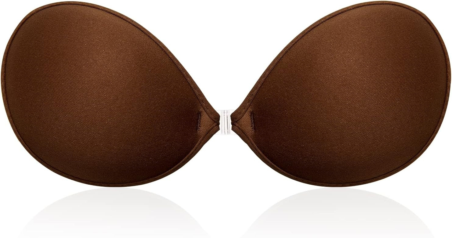 Wingslove Adhesive Bra Reusable Strapless Self Silicone Push-up Invisible Sticky Bras for Backles... | Amazon (US)