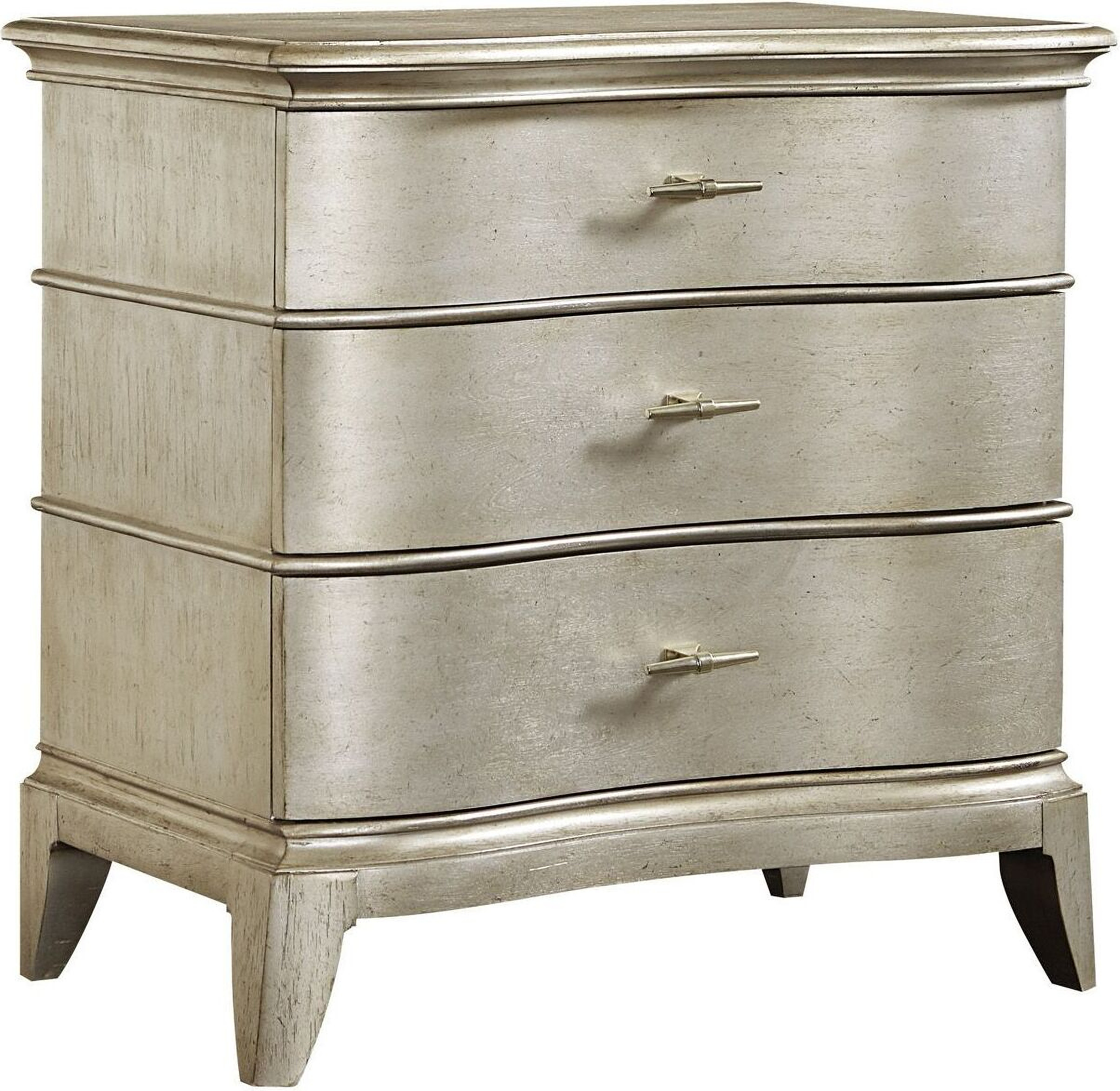 Starlite Silver Nightstand | 1stopbedrooms