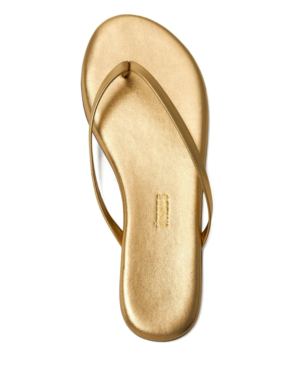 Tkees leather sandals - Gold | Farfetch Global