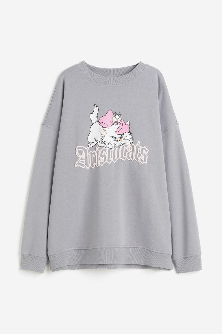 Oversized Printed Sweatshirt | H&M (US + CA)