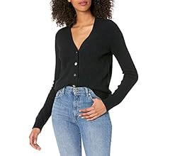 The Drop Women's Francine V-Neck Button Front Cozy Cardigan | Amazon (US)