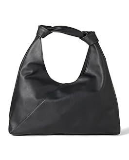 The Drop Women's Mackenzie Knotted Hobo Tote, Black, One Size | Amazon (US)