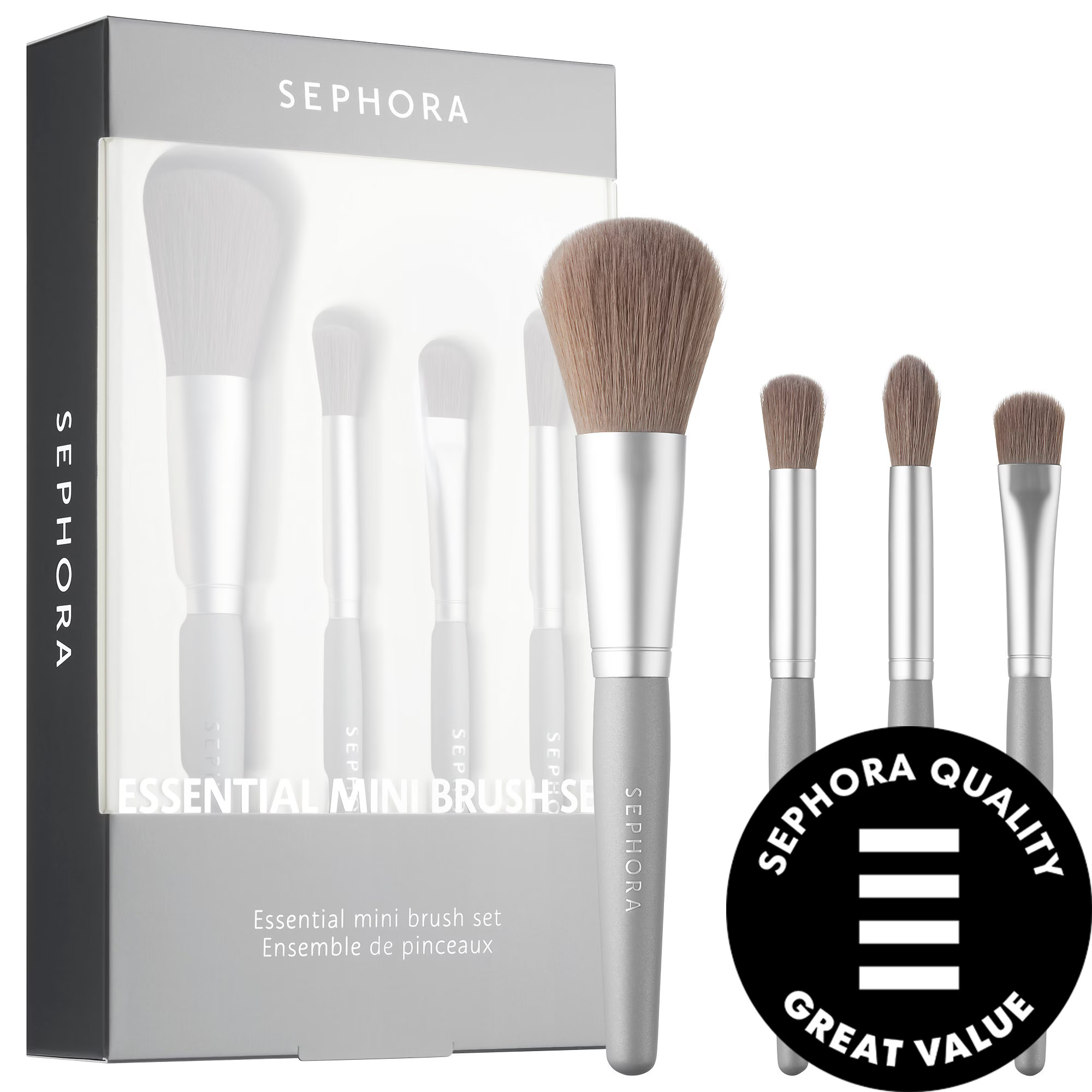 SEPHORA COLLECTION Essential Mini Makeup Brush Set | Sephora (US)