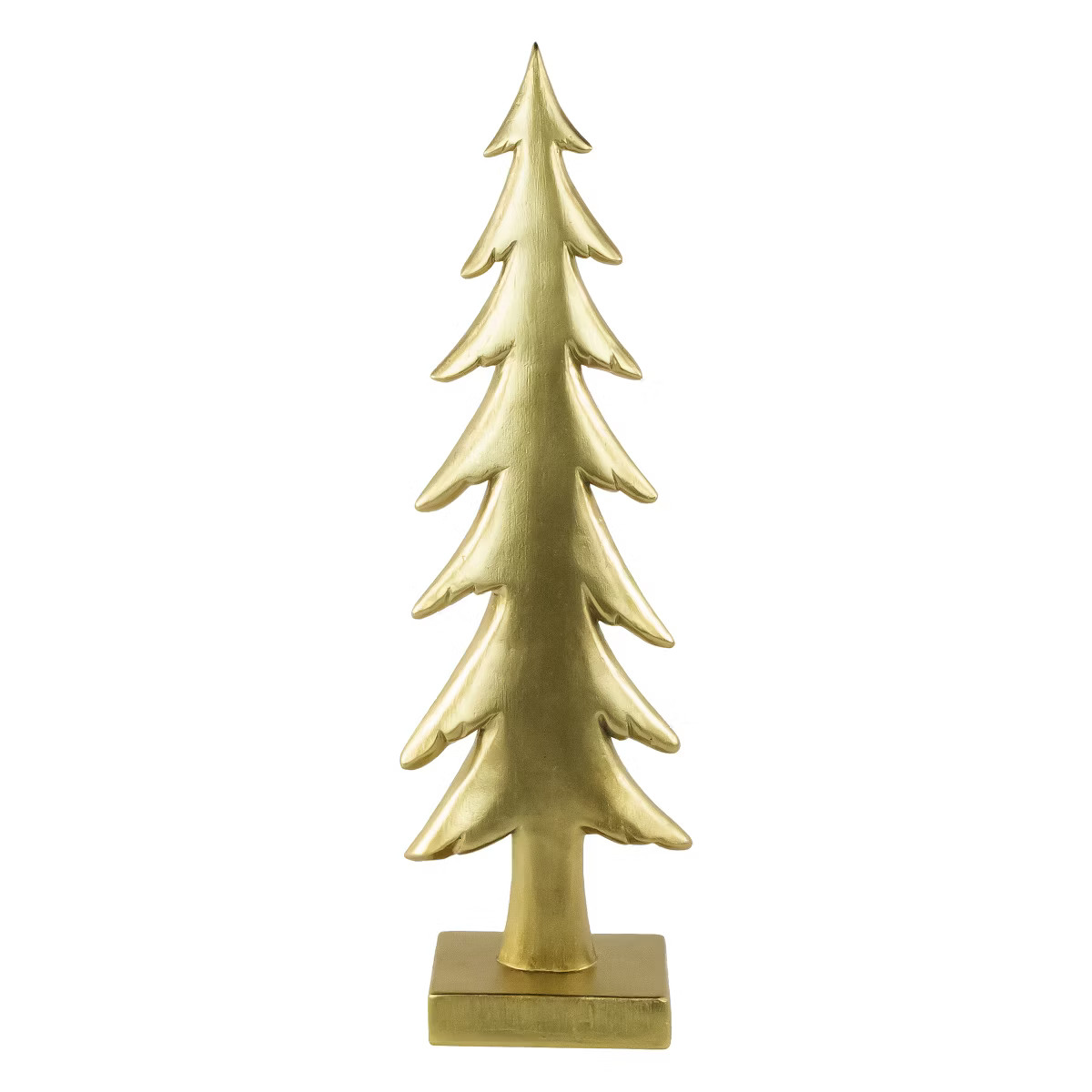 Northlight 16" Gold Christmas Tree Tabletop Decoration | Target