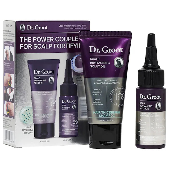 Mini Hair Thickening Shampoo & Miracle In Shower Treatment Gift Set | Sephora (US)