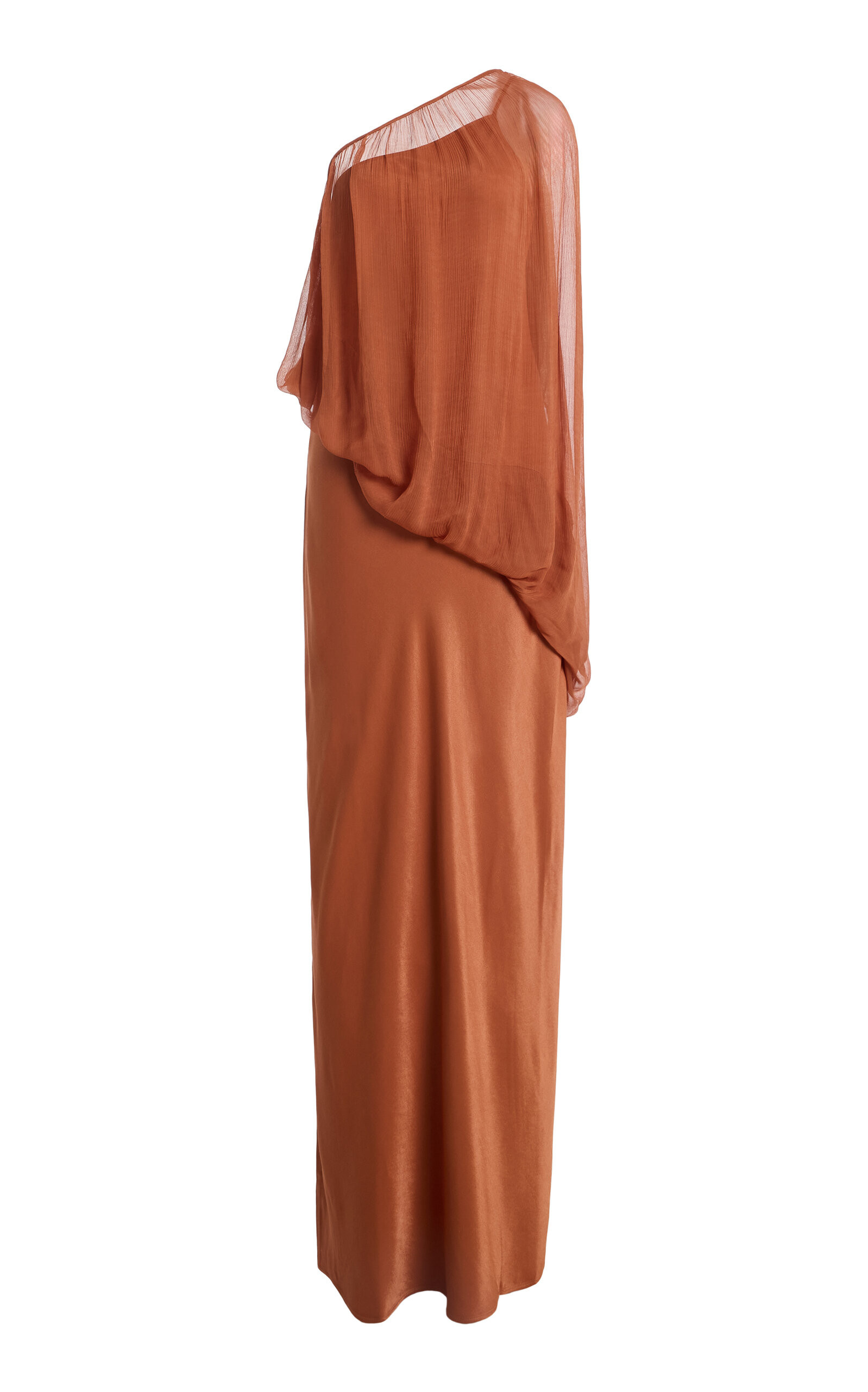 Exclusive Solstice One-Shoulder Satin Maxi Dress | Moda Operandi (Global)