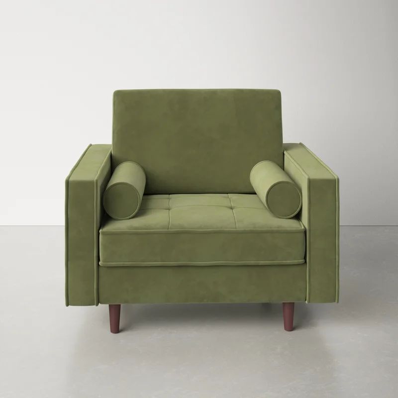 Luo 41.5'' Wide Tufted Velvet Armchair | Wayfair North America