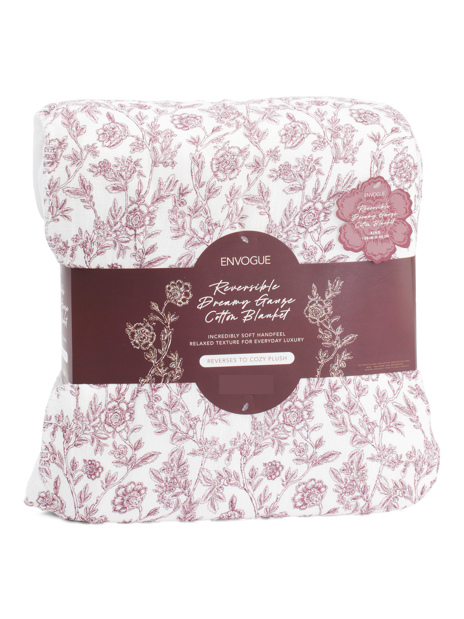 Cotton Gauze And Plush Blanket | Bed & Bath | Marshalls | Marshalls