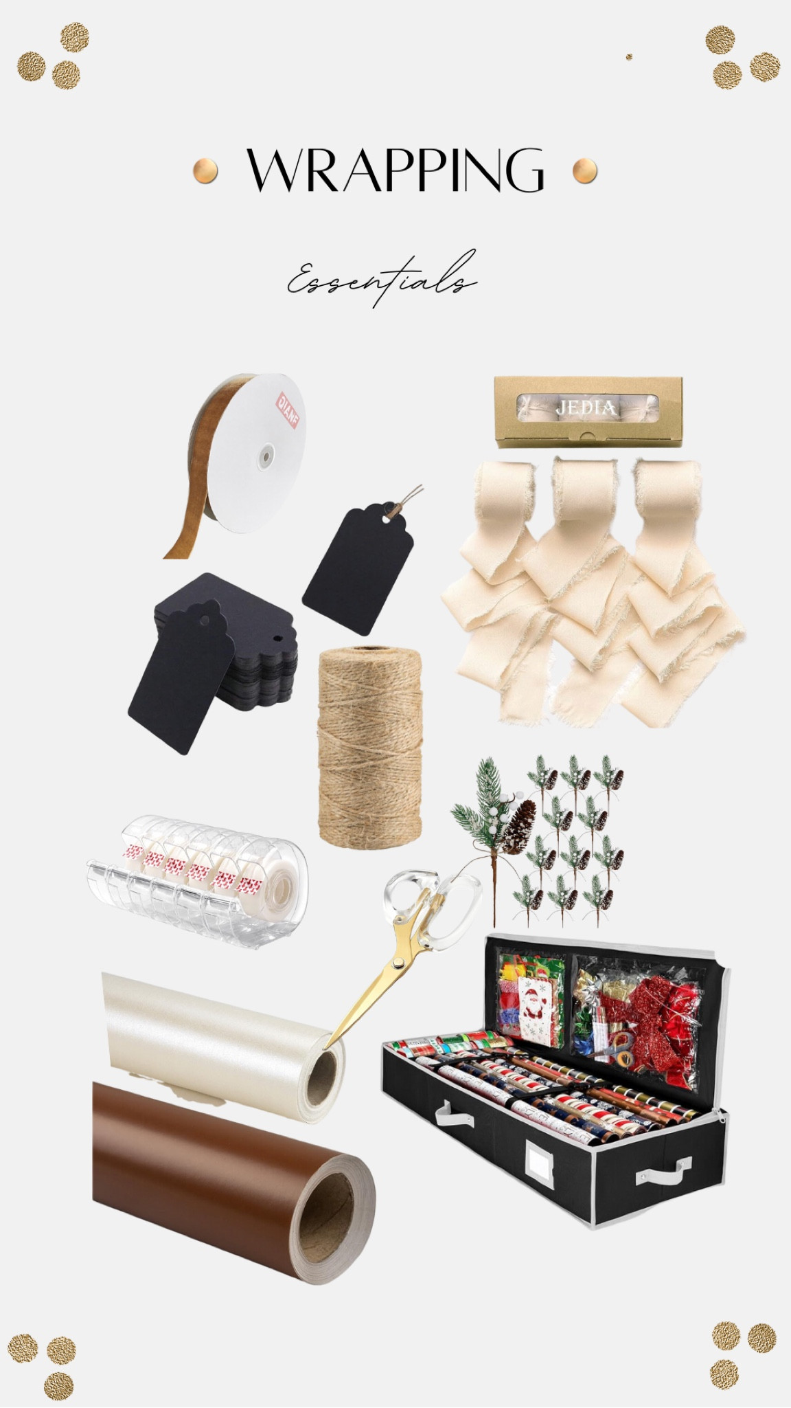 Find all your gift wrapping essentials on Amazon!

#LTKHoliday #LTKGiftGuide #LTKfindsunder50