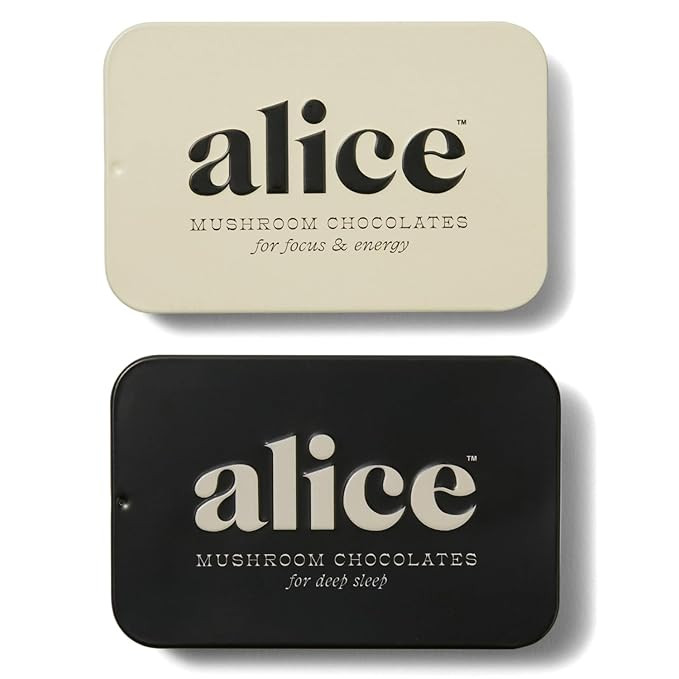 Alice Mushrooms Nightcap + Brainstorm Duo | Functional Mushroom Chocolates | Brainstorm Energy Bi... | Amazon (US)