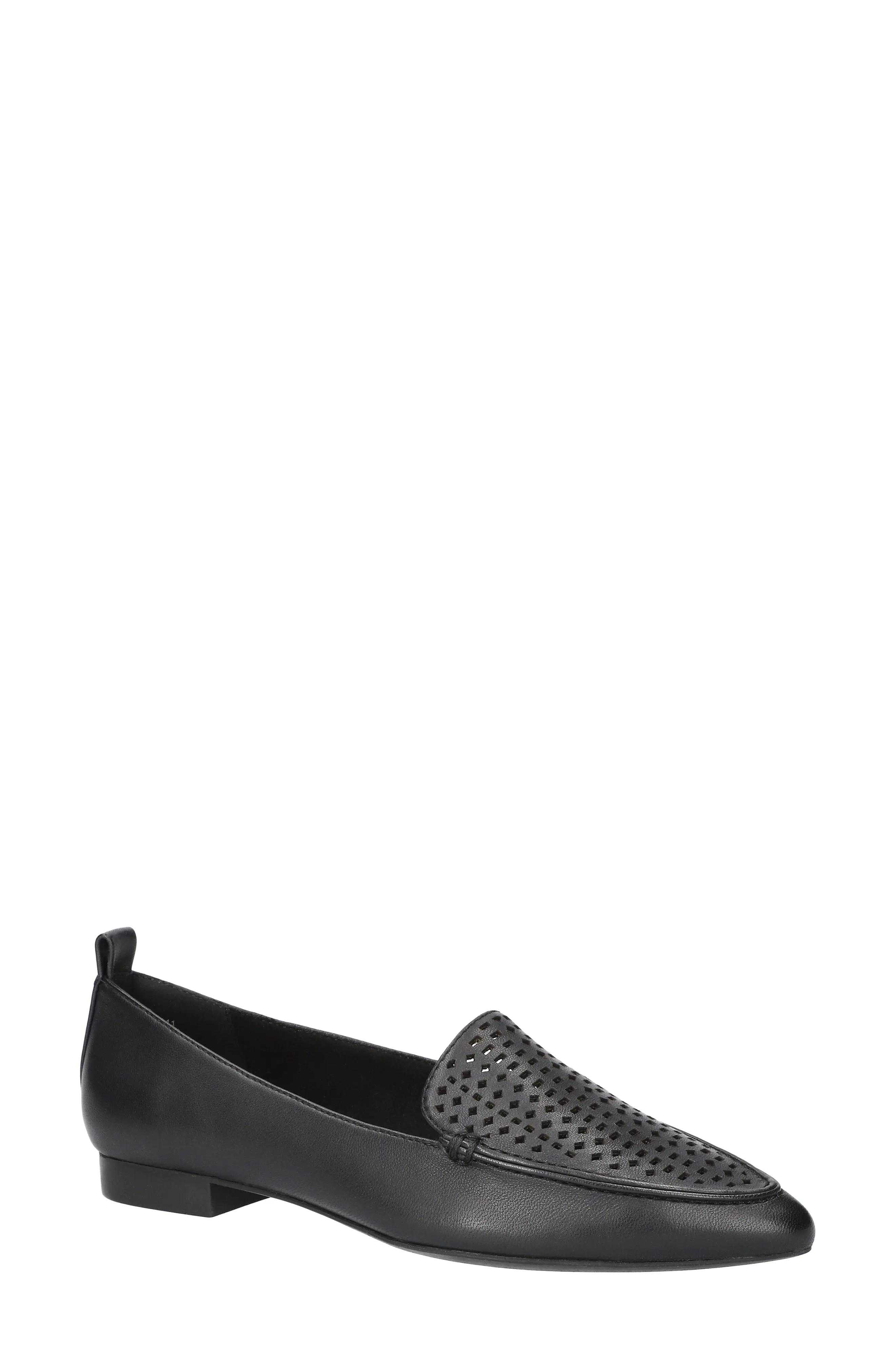 Bella Vita Alessi Perforated Pointed Toe Flat (Women) | Nordstrom | Nordstrom