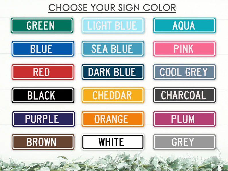 Personalized Street Sign | Custom Quote Sign | Metal Wall Art | Custom Sign | Address Sign | Cust... | Etsy (US)