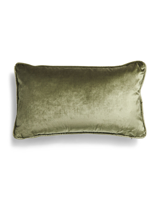 14x24 Icicle Velvet Oblong Pillow | TJ Maxx