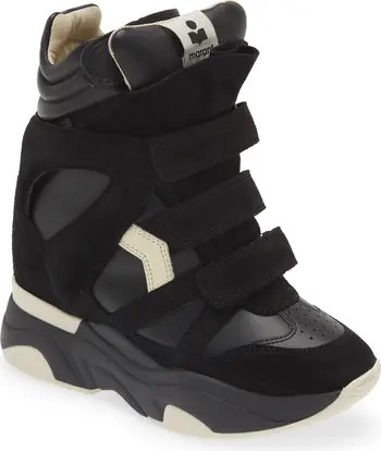 Isabel Marant Balskee Hidden Wedge High Top Sneaker (Women) | Nordstrom | Nordstrom